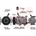Compresseur climatisation VAN WEZEL - 8300K242