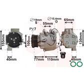 Compressor, air conditioning VAN WEZEL - 2500K208