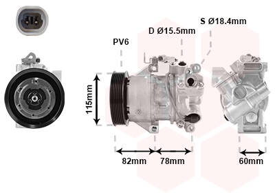 Compressor, air conditioning