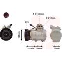 Compressor, air conditioning VAN WEZEL - 8200K208