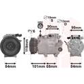Compressor, air conditioning VAN WEZEL - 8200K237