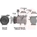 Compressor, air conditioning VAN WEZEL - 8200K341
