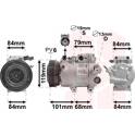 Compressor, air conditioning VAN WEZEL - 8200K422