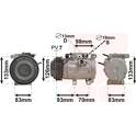 Compressor, air conditioning VAN WEZEL - 8201K709