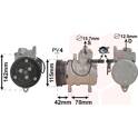 Compressor, air conditioning VAN WEZEL - 8300K121