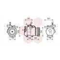 Compressor, air conditioning VAN WEZEL - 8300K161