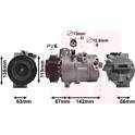 Compressor, air conditioning VAN WEZEL - 8300K216
