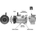 Compressor, air conditioning VAN WEZEL - 8301K707