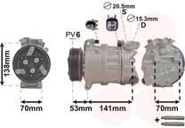 Compressor, airconditioning