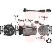 Compressor, airconditioning VAN WEZEL - 0300K003