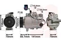 Compressor, airconditioning