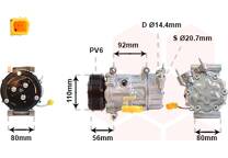 Compressor, airconditioning