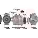 Compressor, airconditioning VAN WEZEL - 0600K417