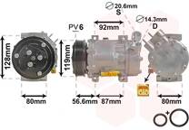 Compressor, airconditioning