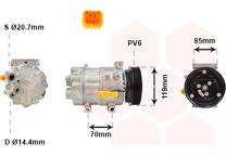 Compressor, airconditioning