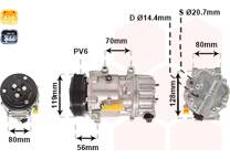 Compressor, airconditioning