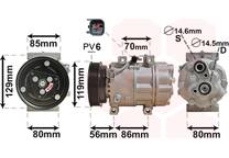 Compressor, airconditioning