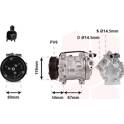 Compressor, airconditioning VAN WEZEL - 1800K393