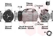 Compressor, airconditioning
