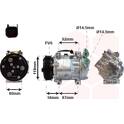 Compressor, airconditioning VAN WEZEL - 1800K431