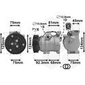 Compressor, airconditioning VAN WEZEL - 2700K219