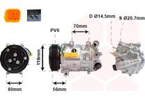 Compressor, airconditioning
