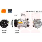 Compressor, airconditioning VAN WEZEL - 4000K322