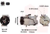 Compressor, airconditioning