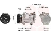 Compressor, airconditioning