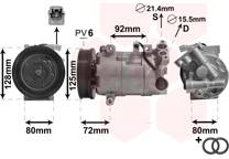 Compressor, airconditioning