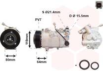 Compressor, airconditioning