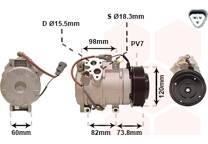Compressor, airconditioning