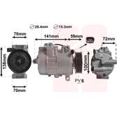 Compressor, airconditioning VAN WEZEL - 5801K701