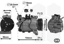 Compressor, airconditioning