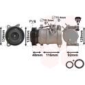 Compressor, ar condicionado VAN WEZEL - 0700K102