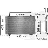 Condensador, ar condicionado VAN WEZEL - 09005231