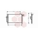 Condensador, ar condicionado VAN WEZEL - 27005195