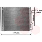 Condensador, ar condicionado VAN WEZEL - 29005013