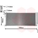 Condensador, ar condicionado VAN WEZEL - 37005634