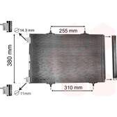 Condensador, ar condicionado VAN WEZEL - 40005291