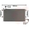 Condensador, ar condicionado VAN WEZEL - 58005137