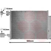 Condensator, airconditioning VAN WEZEL - 15005011