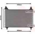 Condensatore, Climatizzatore VAN WEZEL - 40015705