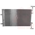 Condensatore, Climatizzatore VAN WEZEL - 40015707