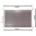 Condenser, air conditioning VAN WEZEL - 03005301