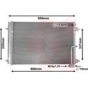 Condenser, air conditioning VAN WEZEL - 03005368