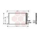 Condenser, air conditioning VAN WEZEL - 18005227