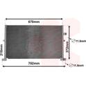 Condenser, air conditioning VAN WEZEL - 18005334
