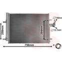 Condenser air conditioning VAN WEZEL - 18005428