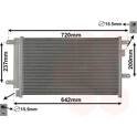 Condenser, air conditioning VAN WEZEL - 28005089